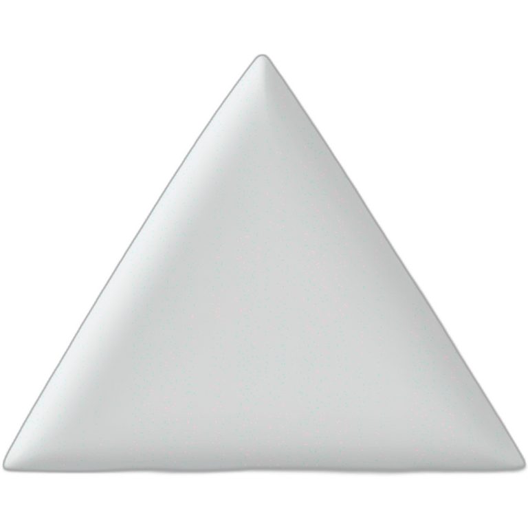 white triangles emoji