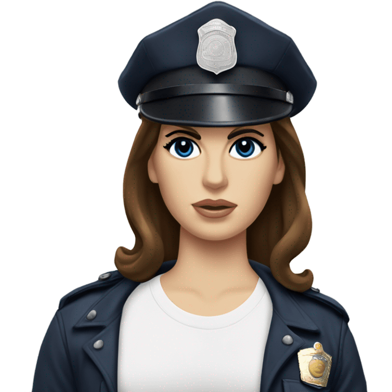 Lana del Rey’s cop ex boyfriend  emoji