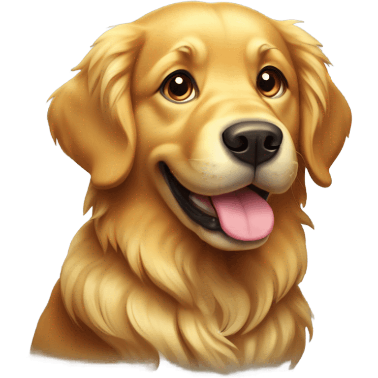 Golden retriever emoji