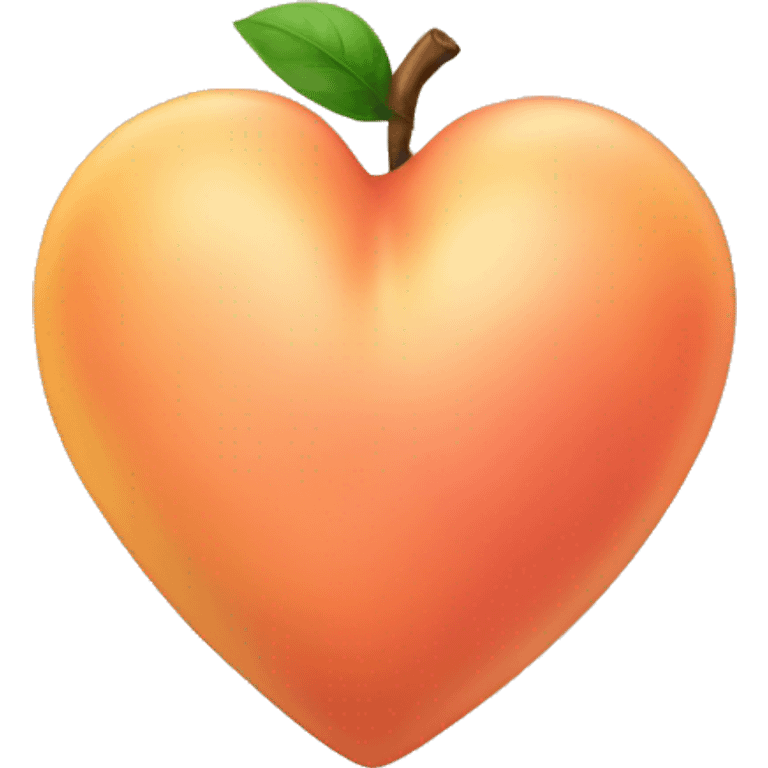 peach colored heart emoji