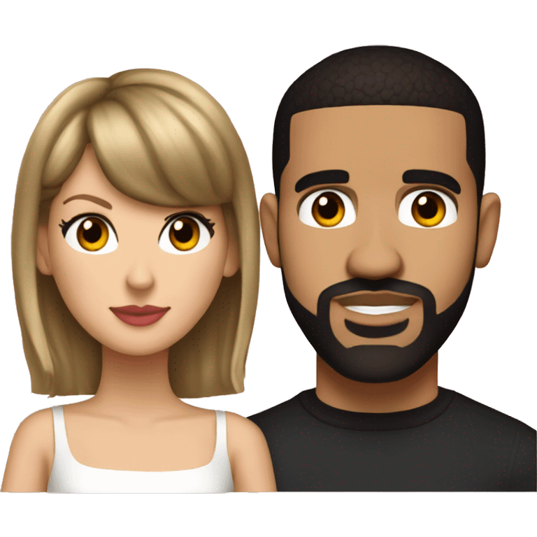 Taylor Swift and Drake emoji