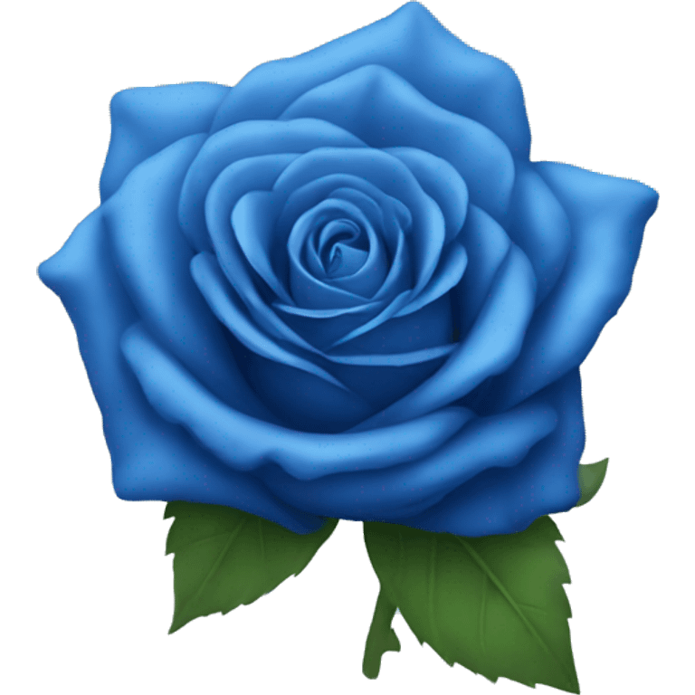 blue rose emoji