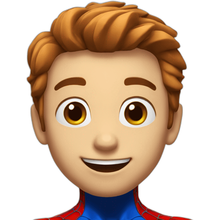 Spider-man says hi emoji