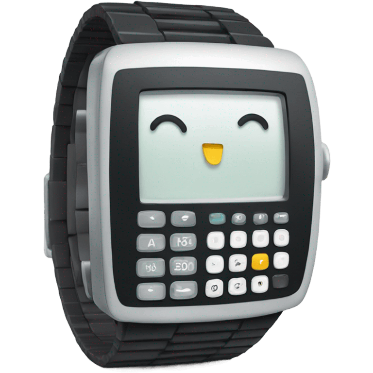 calculator wrist watch emoji