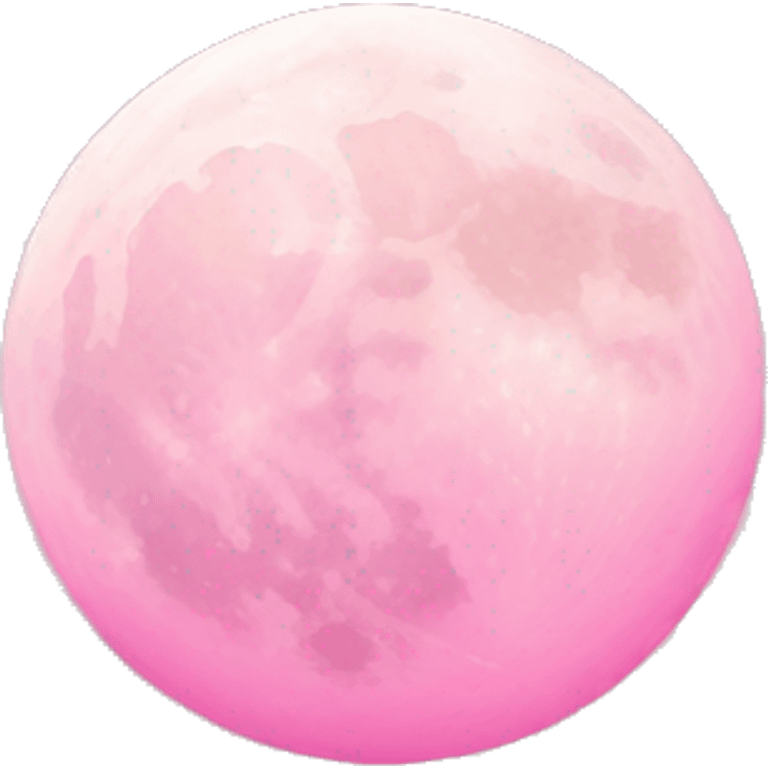 moon pink emoji