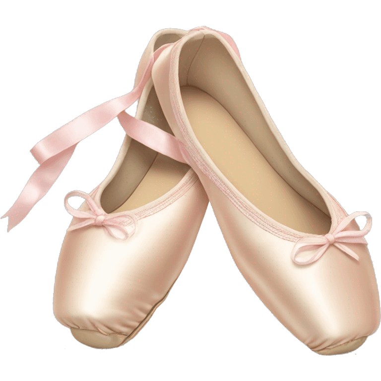 Bege ballet pointe shoes emoji