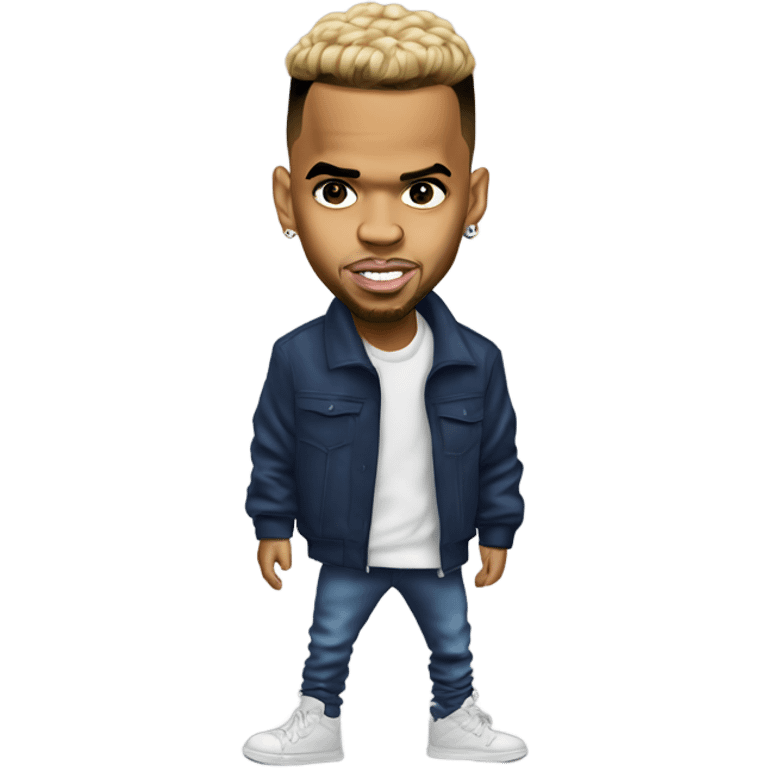 Hyper Realistic Chris Brown  emoji