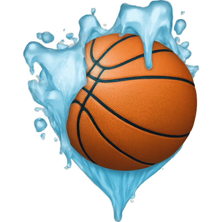 ice heart basketball emoji