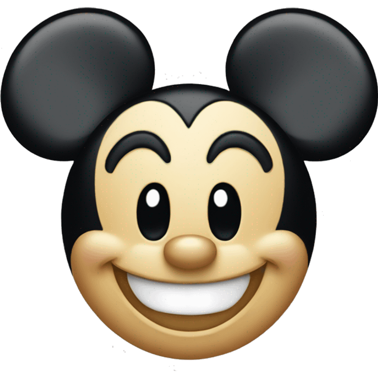 Mickey Mouse smiling emoji