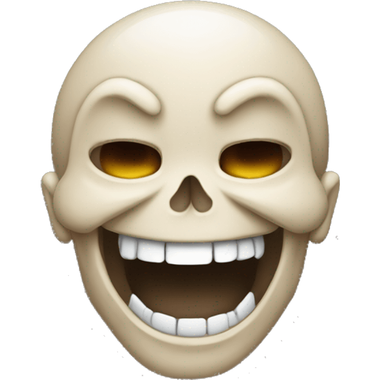 Skull emoji laughing emoji