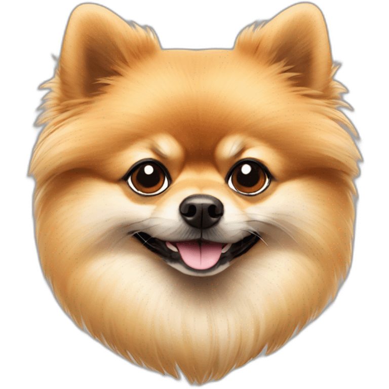 cool pomeranian spitz emoji