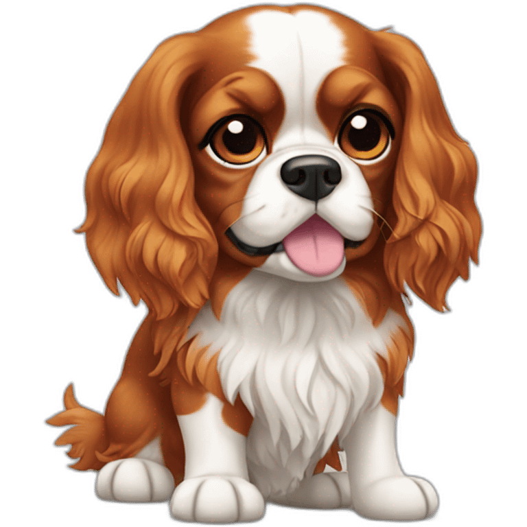 Cavalier King Charles dog emoji