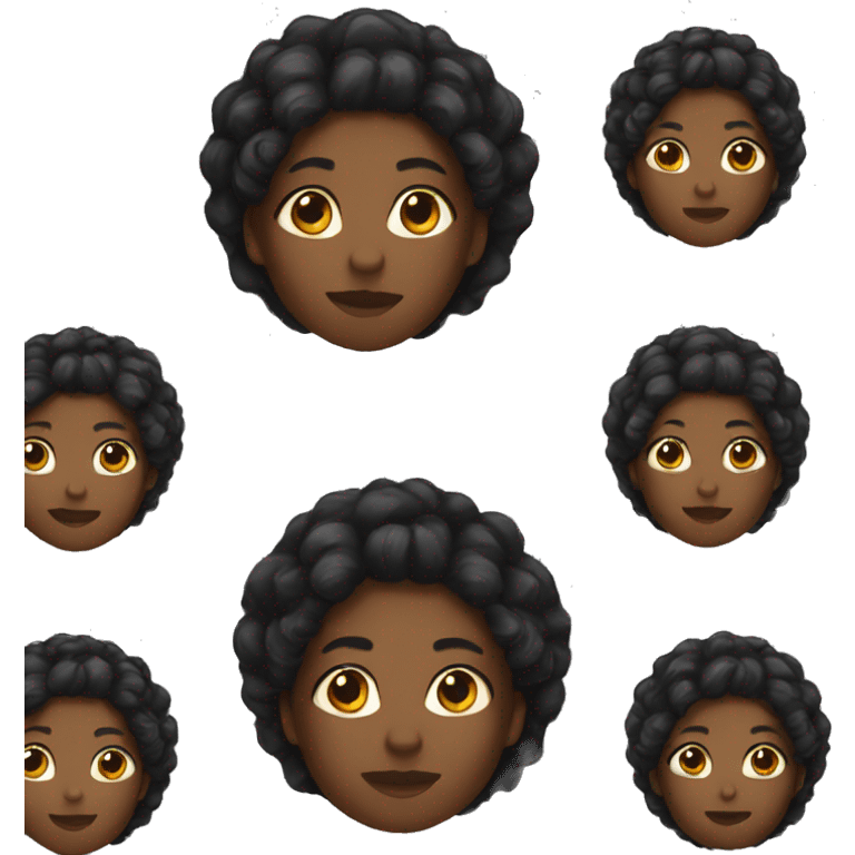 Black girl emoji