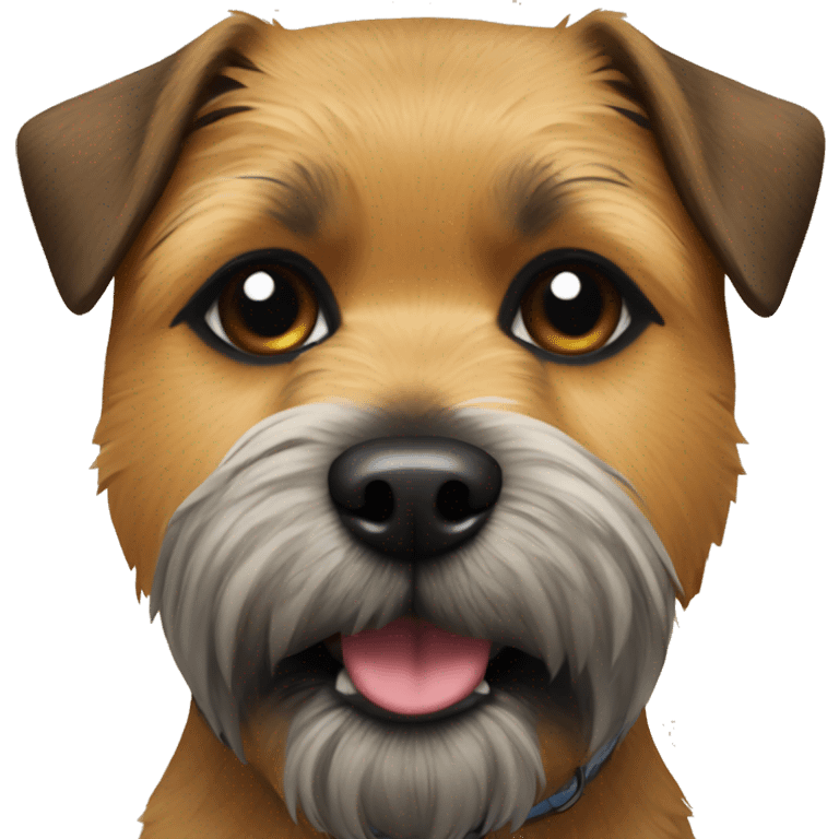 Border terrier dog emoji