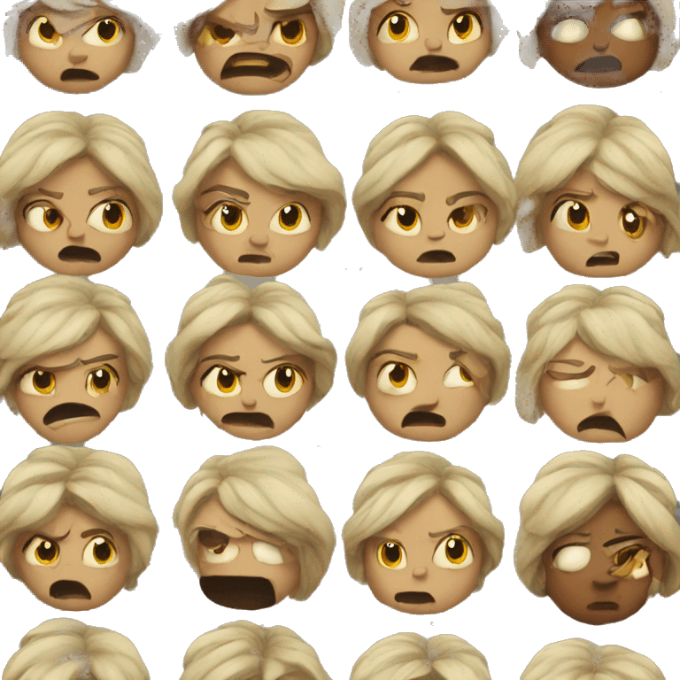 an angry queen emoji