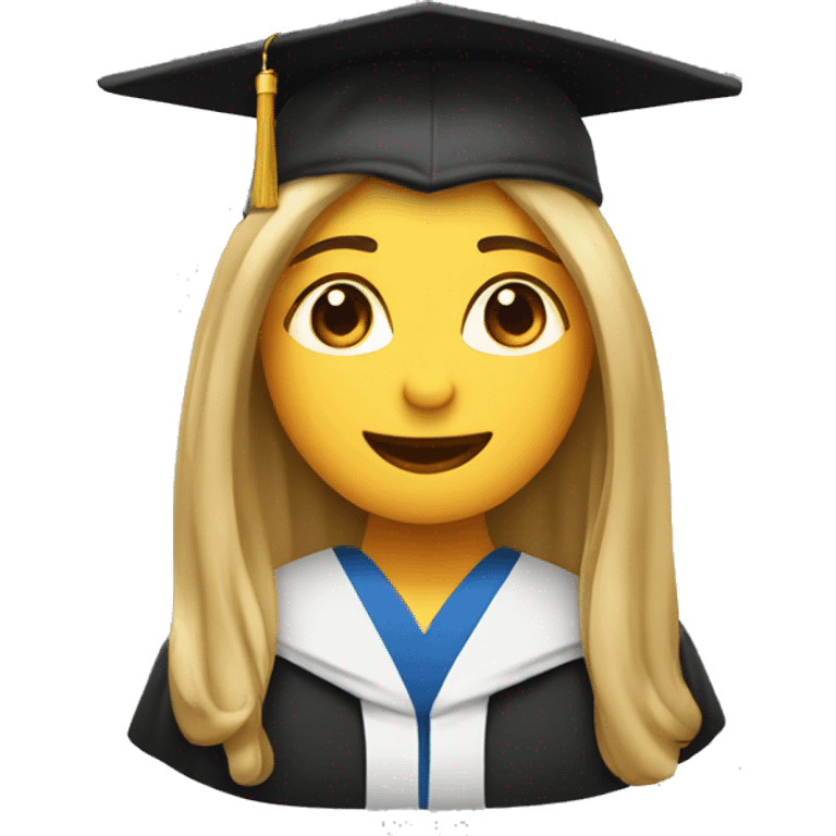 Birrete de graduación  emoji