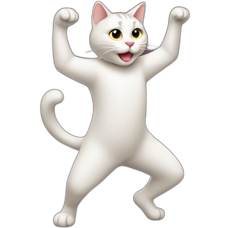 Dancing cat emoji