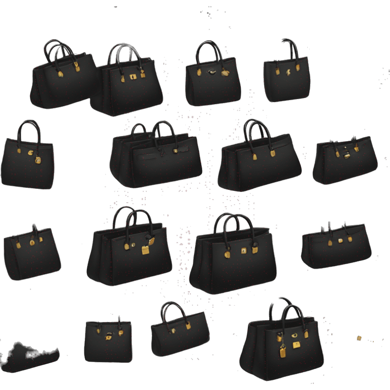 Black birkin emoji