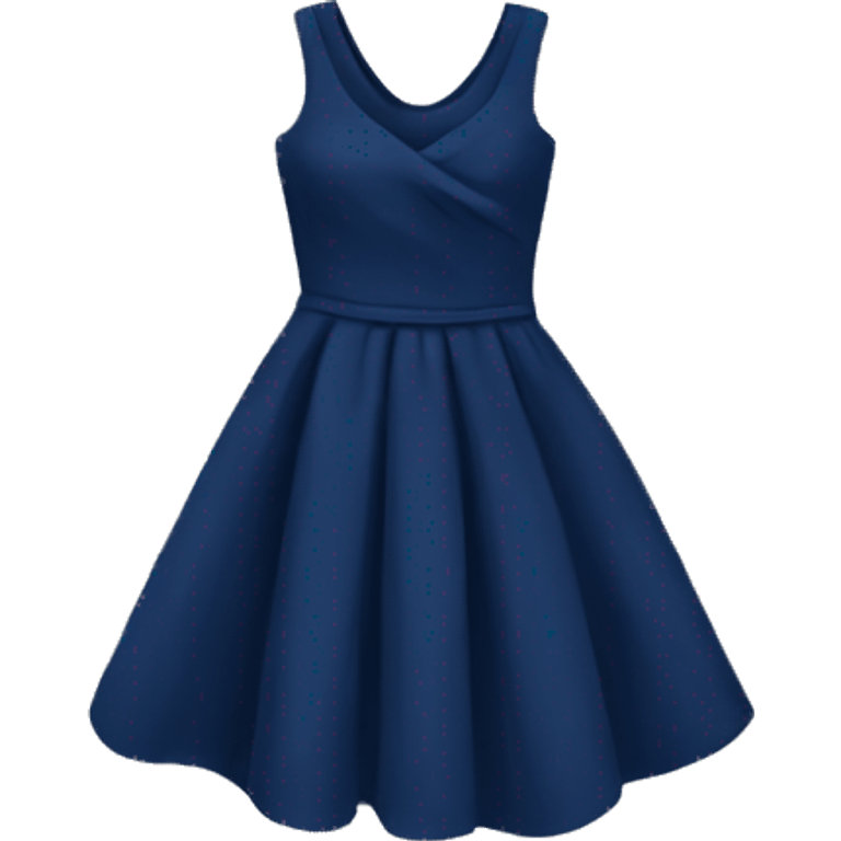 Navy blue dress emoji