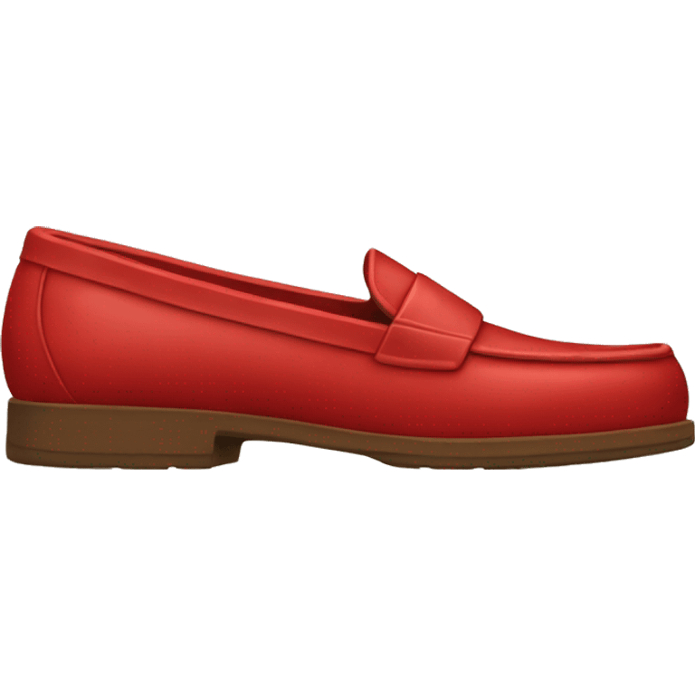 red loafer emoji