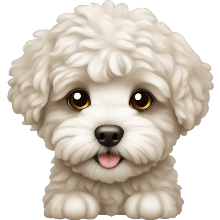 Maltipoo puppy emoji