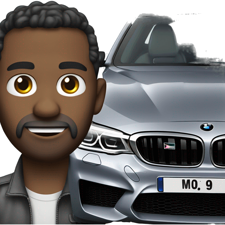 Guy in BMW M5 F90 emoji