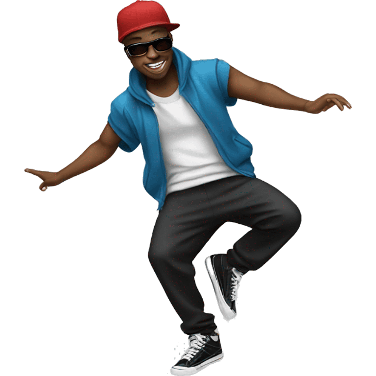 Hip hop dancer emoji