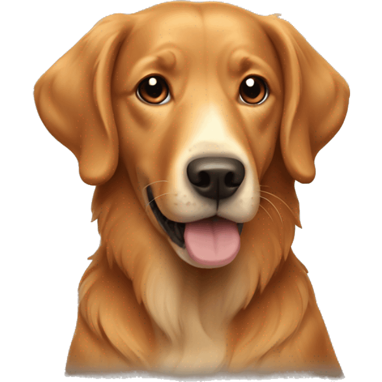 dog  ginger retriever emoji