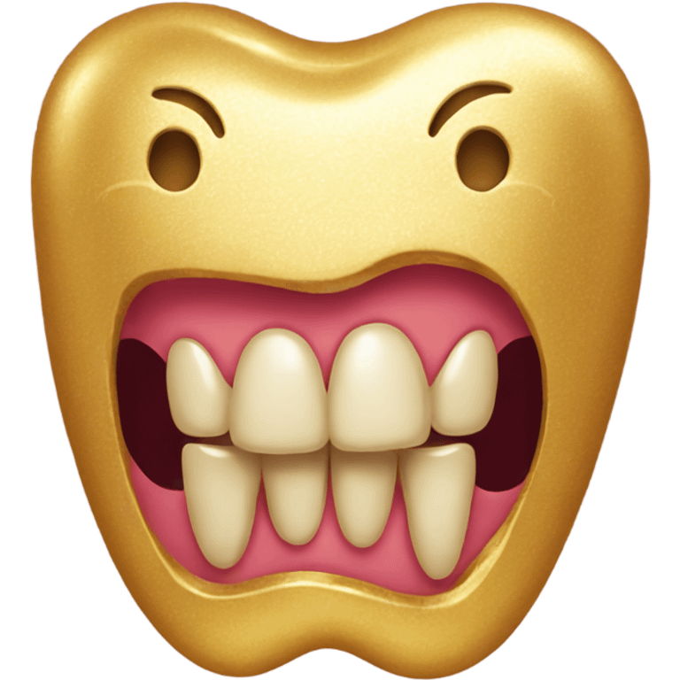 Gold tooth emoji