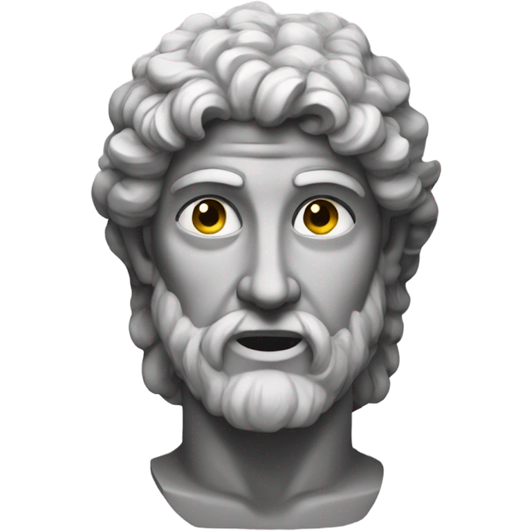 A Young greek Stone God emoji