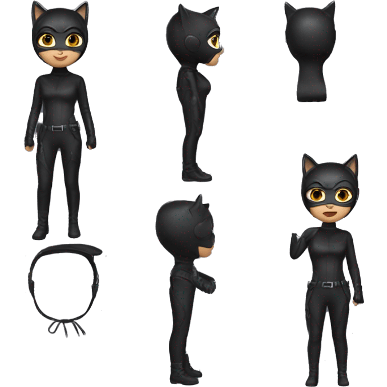 little catwoman costume emoji