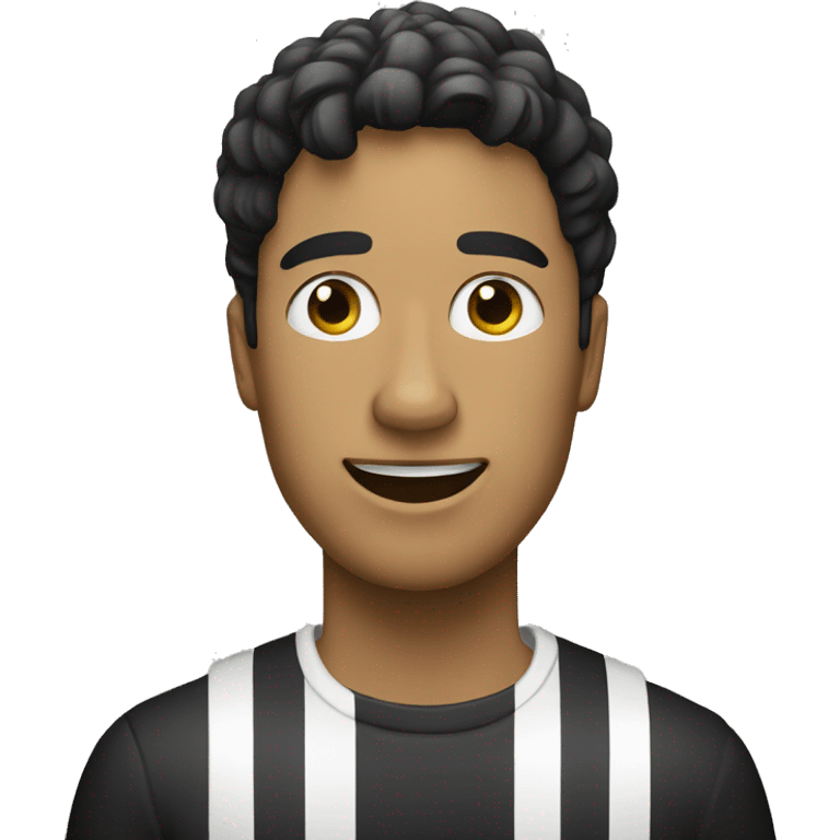 Persona con perro blanco y negro emoji