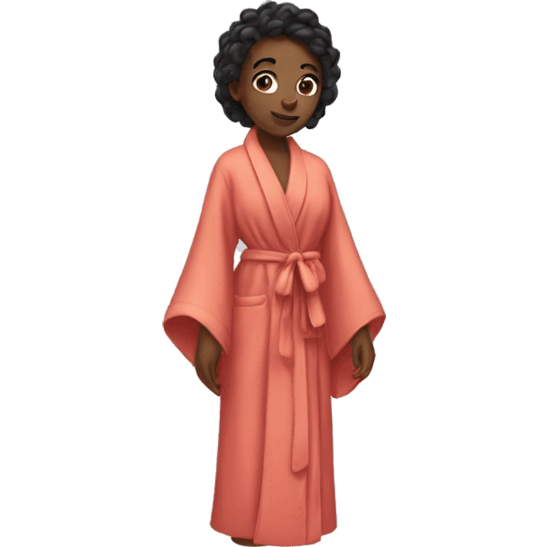 girl who pull the robe  emoji