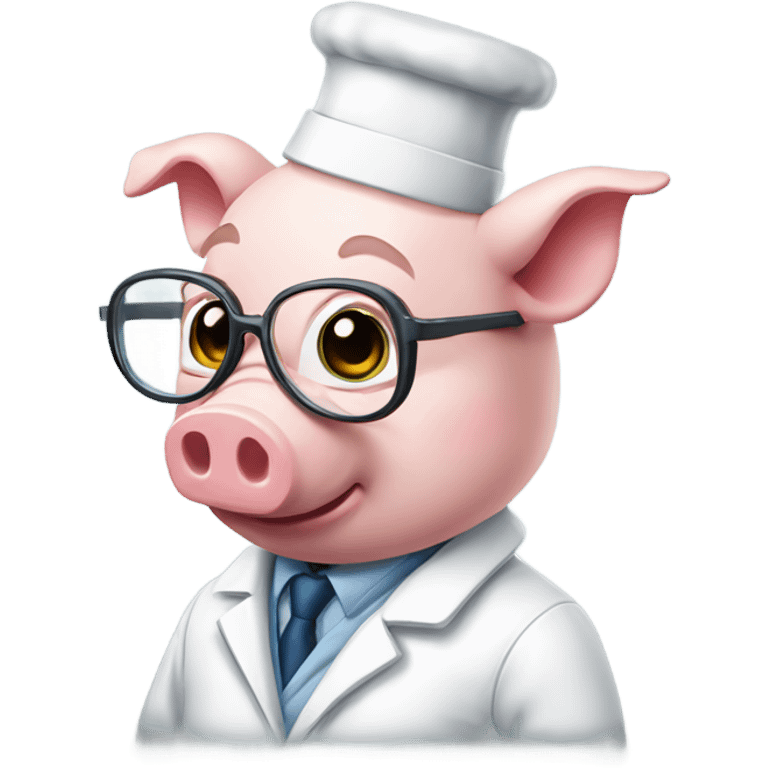 SCIENTIST PIG  emoji