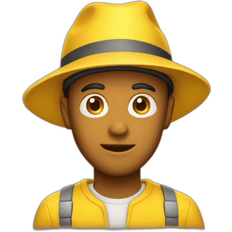 yellow hat emoji