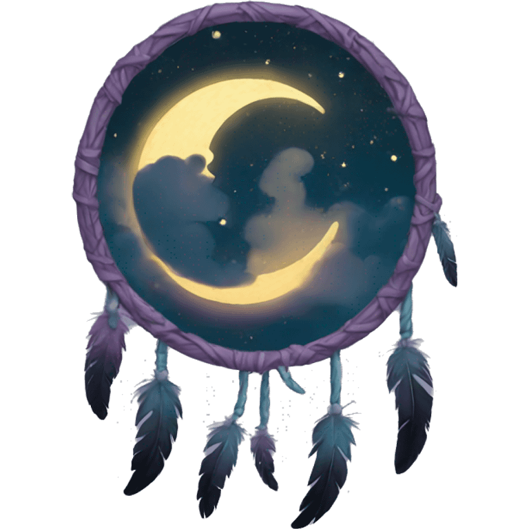 crescent-dreamcatcher emoji