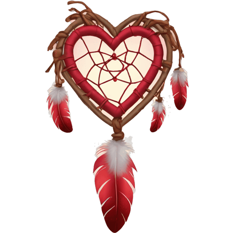 a heart dreamcatcher emoji