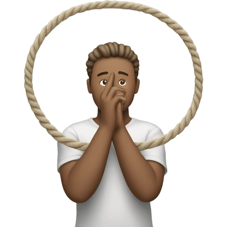 Person holding circular rope emoji