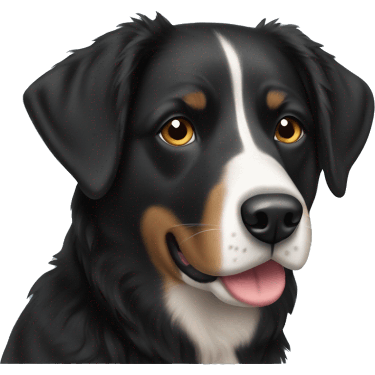 black lab and australian shepherd mix  emoji