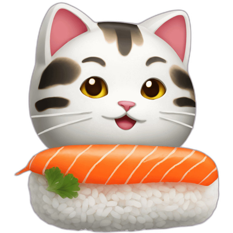 sushi cat emoji