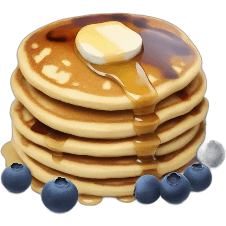 Blueberry pancakes  emoji