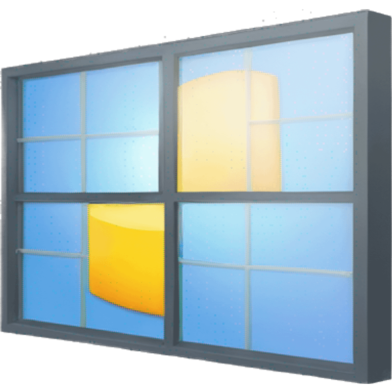 Windows95 logo emoji