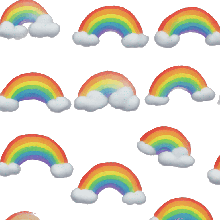 Smiley burbs rainbows  emoji