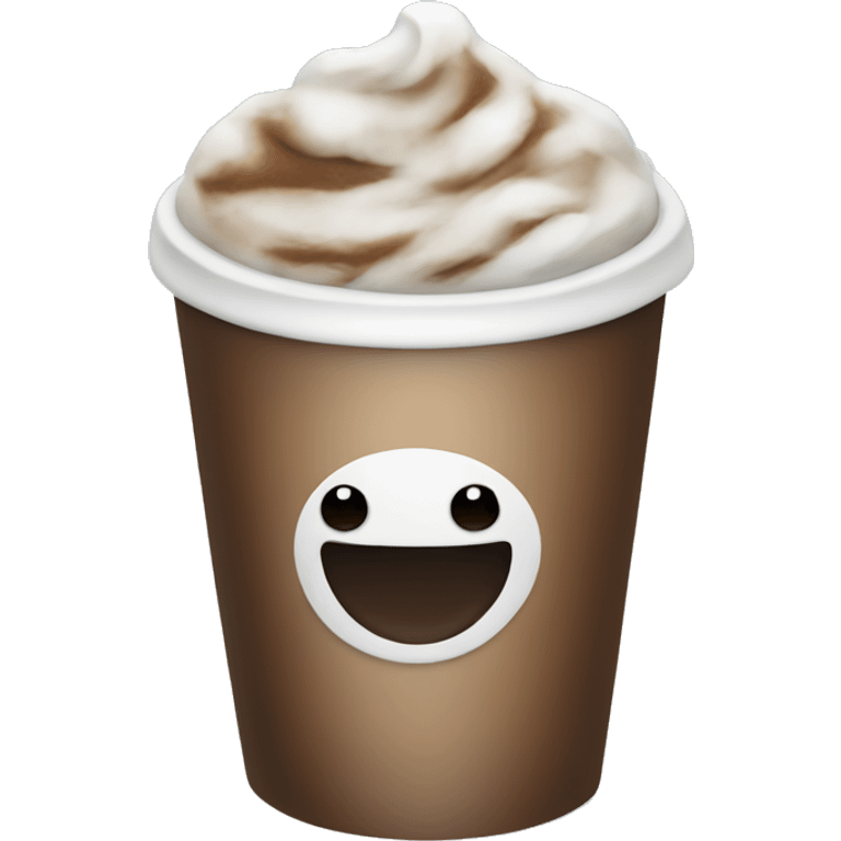 Winter coffee emoji