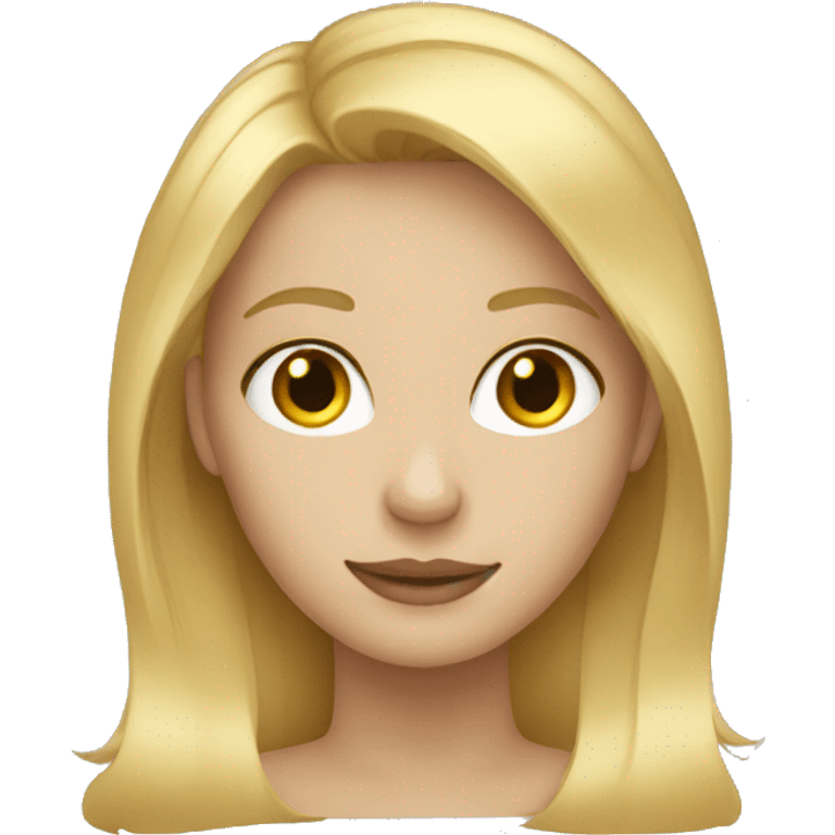 Blonde hair person emoji