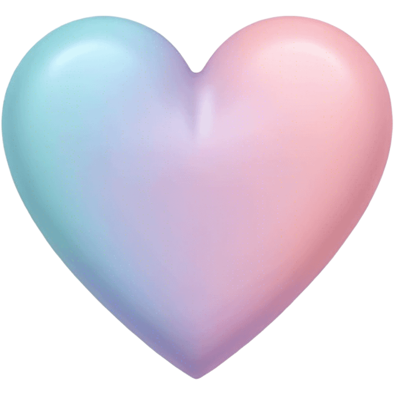 Pastel heart emoji