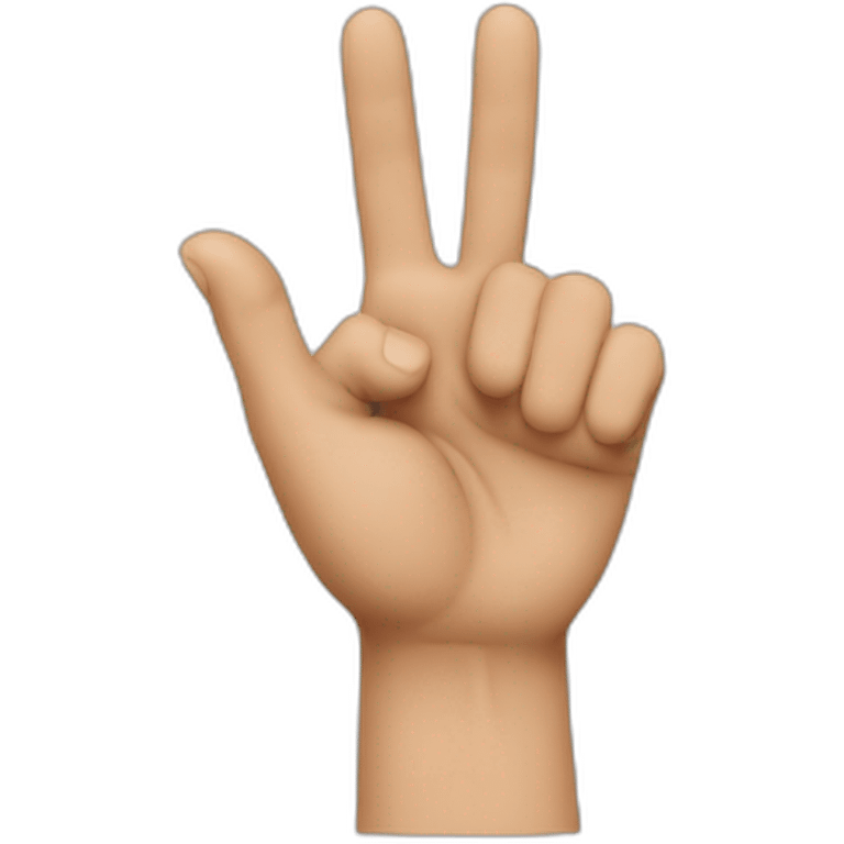 this reaction point finger emoji