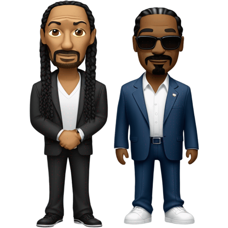 Snoop dogg and Donald Trump emoji