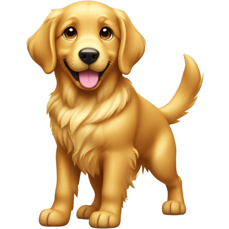 Golden Retriever Golden  emoji