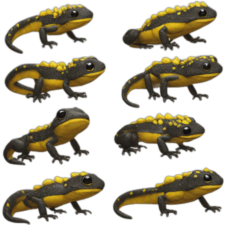 Salamandra salamandra emoji